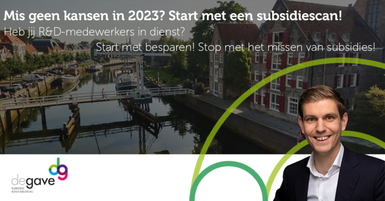 Mis geen kansen in 2023 Start met een subsidiescan Hugo